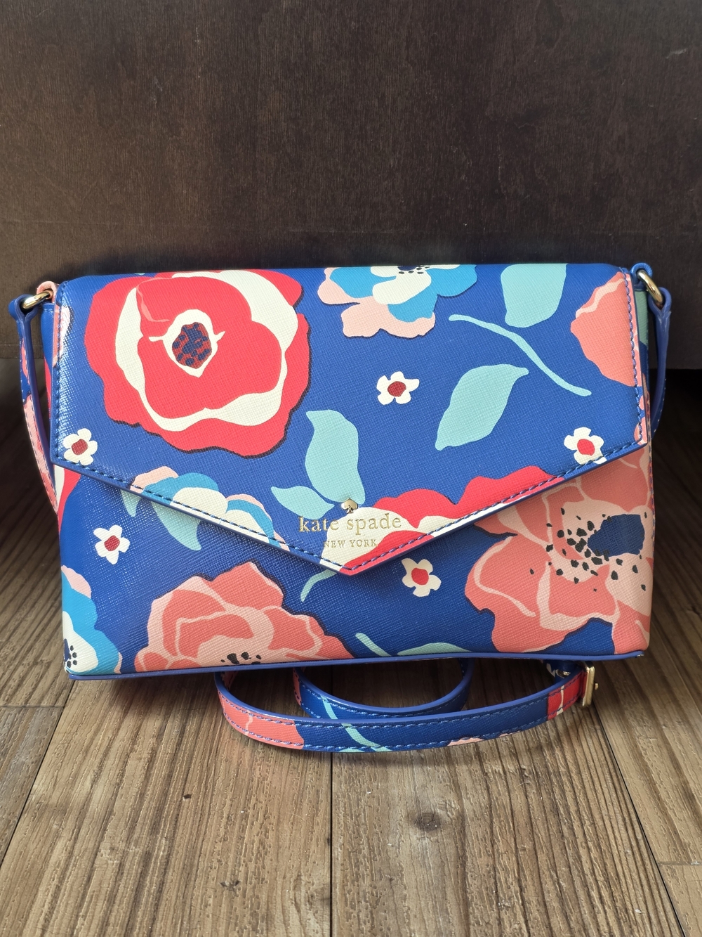 Kate Spade Cedar Street Multi Floral Large Monday Crossbody